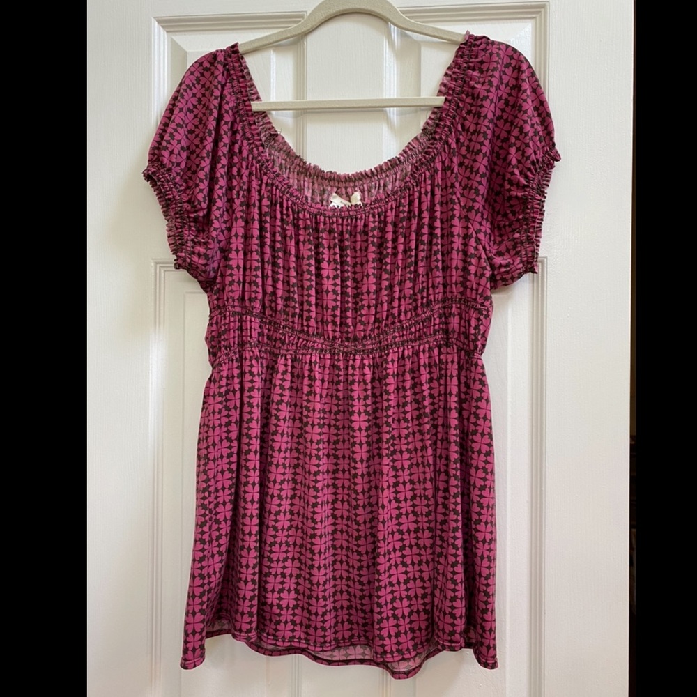 Sophie Max Empire Peasant Top L XL 1X